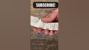 Knife making  Rock Pattern Hunting Knife