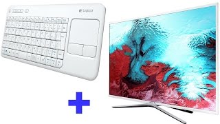 Как подключить клавиатуру logitech k400 к Samsung UE49K5550AU