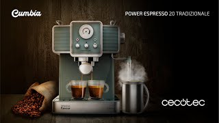 Cecotec Cafetera Express Power Espresso 20 Tradizionale para