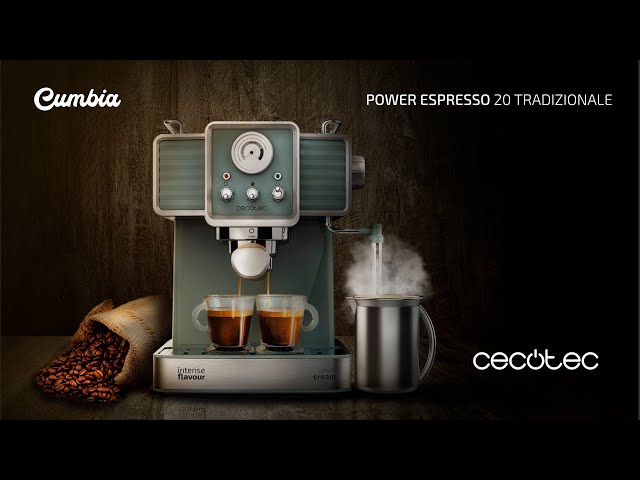 ☕ Cafetera Cecotec Power Espresso 20 TRADIZIONALE ☕ Opinión Español 