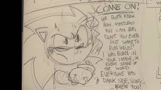 Fleetway Super Sonic and Sonic Comic Dub