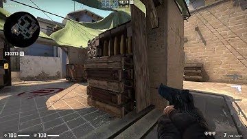 How to self boost on B site on Mirage #csgo