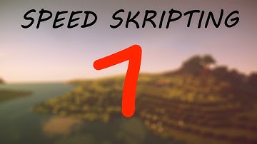 SPEED SKRIPT #1 | GAMEMODE SKRIPT