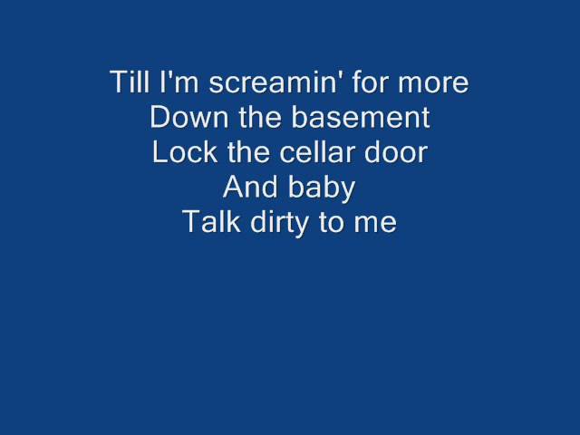 Talk Dirty To Me by Poison (Lyrics)