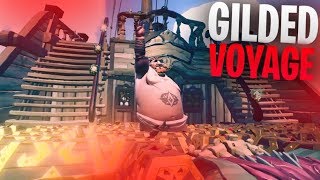 HAVING MAXIMUM CHESTS IN SEA OF THIEVES!! *RARE* GILDED VOYAGE! W/ CIZZORZ, COURAGE & SYPHERPK