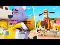 Police Cartoon: Big Bad Wolf | Play Safe Song, Learn Colors | Nursery Rhymes | Kids Songs | BabyBus