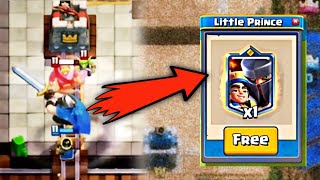NEW Champion: LITTLE PRINCE Gameplay in Clash Royale screenshot 2