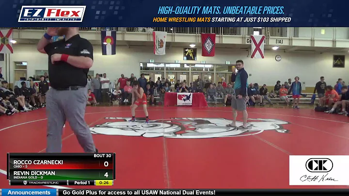 Mat 3 71 Rocco Czarnecki Ohio Vs Revin Dickman Indiana Gold