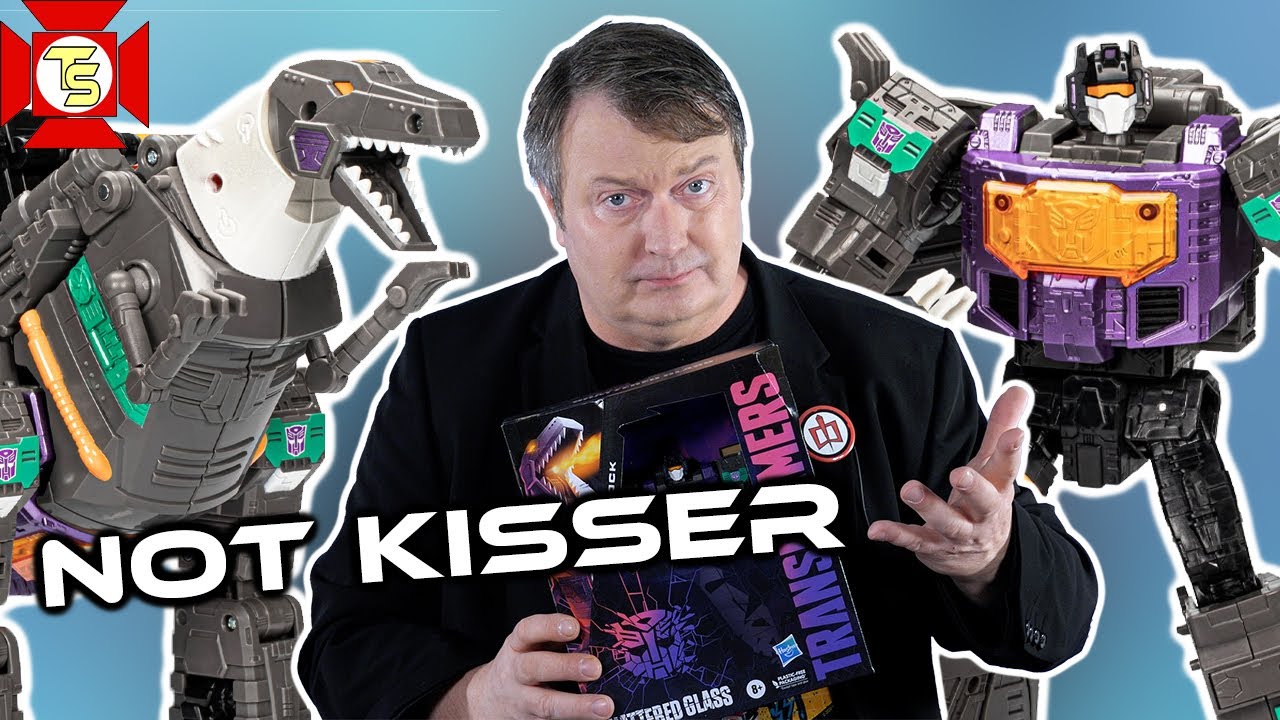 TRANSFORMERS Shattered Glass GRIMLOCK Review YouTube