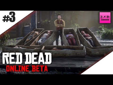 #3【生放送】ドンピシャ,ぺちゃんこ,鉄塔,標準のRed Dead ONLINE BETA(レッドデッド オンラインベータ)【三人称+1】