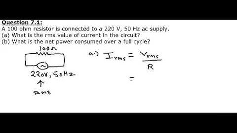 Class 12 Physics NCERT Solutions | Ex 7.1 Chapter 7 | ALTERNATING CURRENT by TYAGI SIR