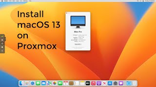 Install macOS 13 on Proxmox