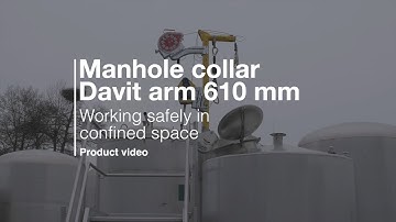 Xtirpa Manhole collar and Davit arm 610 mm - Eurosafe Solutions (English version)