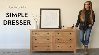 How to Build a Basic Dresser | Matching Modern Bedroom Set