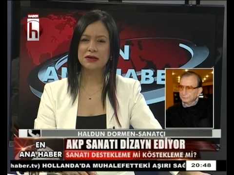 SEMRA TOPÇU İLE EN ANA HABER HALK TV HALDUN DORMEN  TEL BAG  16 12 2013