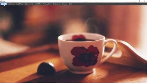 VB6 Projects | VB.net project | BCA Projects | Coffee Shop Project