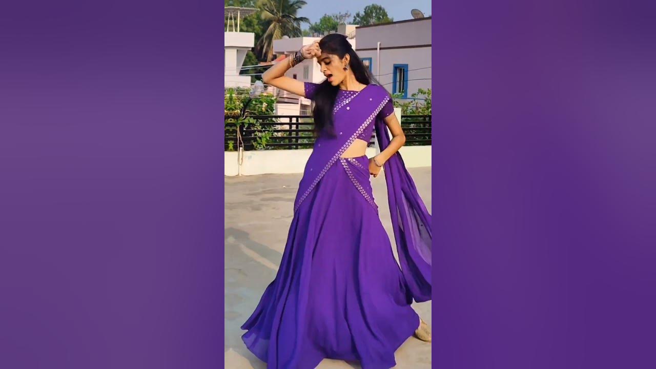 Nuvvu yada unnava gangi... 💃🏻💃🏻💜🩵 #folksong #dance #dj #telugusongs #folk #music #telugu #latest