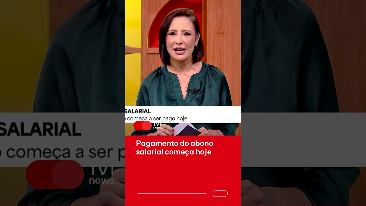 Pagamento do abono salarial come&ccedil;a hoje