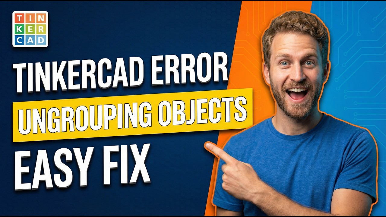 Tinkercad Error Ungrouping Objects (Easy Fix Guide) - YouTube