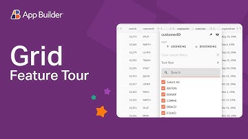 Grid Feature Tour in App Builder