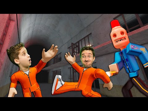 ANIMATRONIC? ESCAPE DO POLICIAL MALUCO DO ROBLOX!! (Escape Siren Cop's  Prison) 