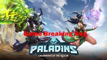 Paladins - New Game Breaking Bug (OB61)