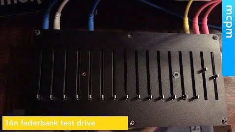 16n Faderbank Test Drive with 2 Mother 32s + Magneto