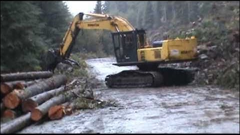Logging Road building