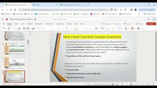 2024 QuickBooks Online ProAdvisor Certification Exam Section 1