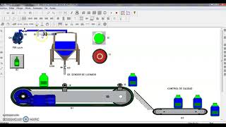 PRACTICA 13 PROGRAMACIÓN DE PLC DE SISTEMA AUTOMÁTICO DE LLENADO DE BOTELLA EN BANDAS TRANSPORTADORA screenshot 4