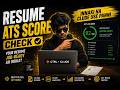 “Resume ATS Score Check 😱 90+ Score Achieve Pannalaam! | CLUDE AI Hack 🔥”