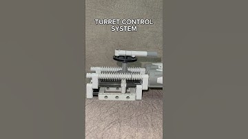 Turret Control System (Double Worm Gear Mechanism Application)