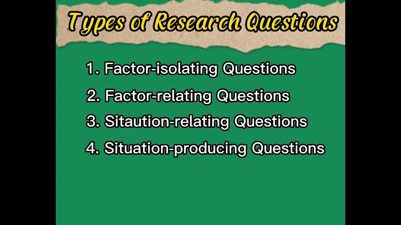 Statement of the Problem (Tagalog) YouTube