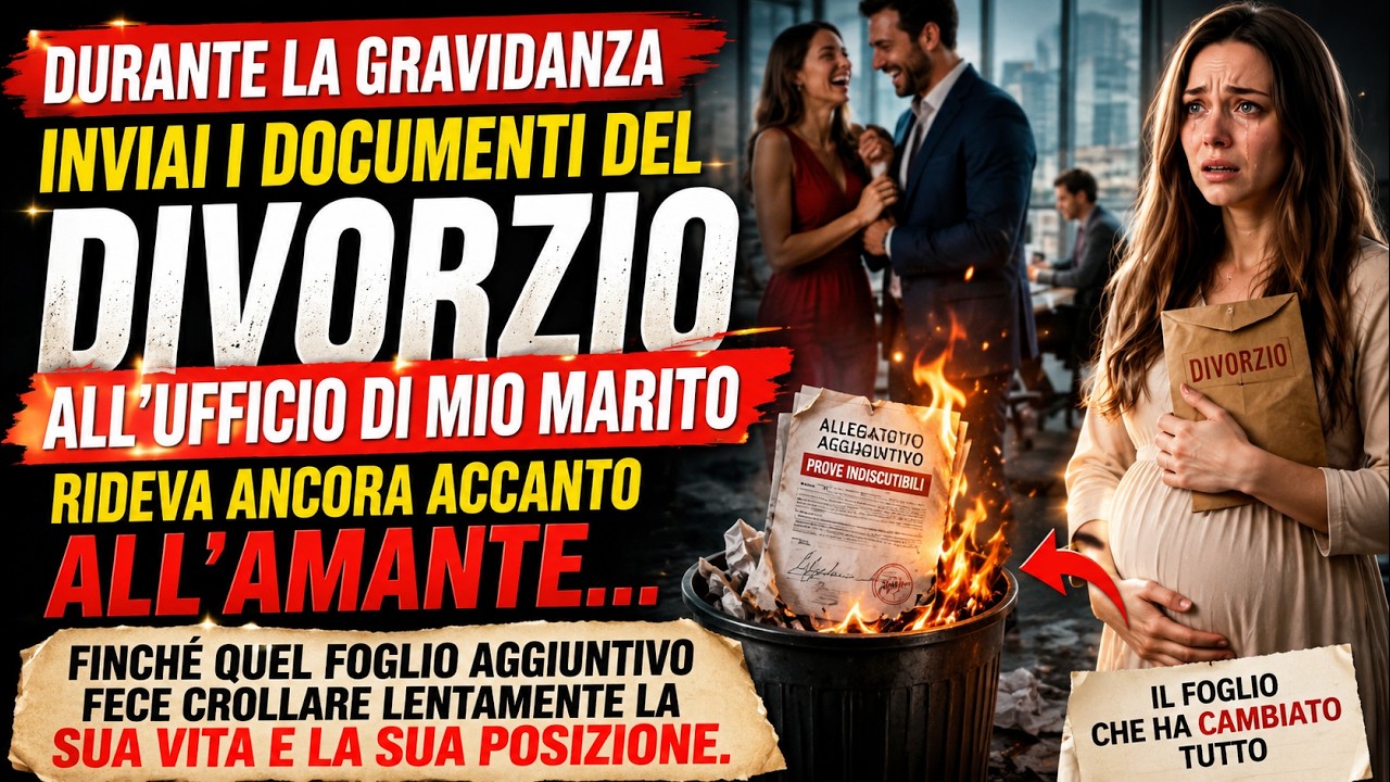 Mio marito è tornato a casa alle due di notte, e dalla sua giacca proveniva un profumo floreale che non era il mio. Ero incinta di otto mesi, e lui non mi ha nemmeno guardata. Poi ho visto il...