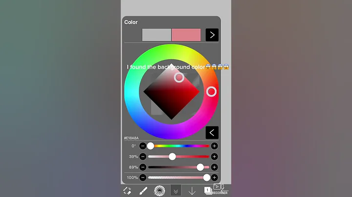 I found the background color😱😱😱#ibispaint #ibispaintx