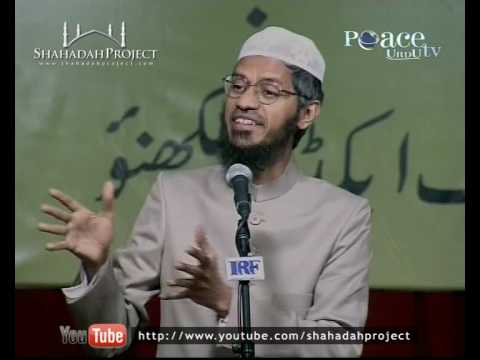 High quality public talk in Urdu by Dr. Zakir Naik on the topic "Jihad aur Dahshatgardi - Islam Ke Pasemanzar Mein", English translation "Jihad and Terrorism - An Islamic Perspective" held in Lucknow, India as shown on Peace TV Urdu. DR. ZAKIR NAIK - PRESIDENT, IRF A medical doctor by professional training, Dr. Zakir Naik is renowed as a dynamic international orator on Islam and Comparative Religion. Dr. Zakir Naik clarifies Islamic viewpoints and clears misconceptions about Islam, using the Qur'an, authentic Hadith and other religious Scriptures as a basis, in conjunction with reason, logic and scientific facts. Dr. Zakir is popular for his critical analysis and convincing answers to challenging questions posed by audiences after his public talks. In the last 12 years (by the year 2008), Dr. Zakir Naik has delivered mo re than 1200 public talks in the USA, Canada, UK, Saudi Arabia, UAE, Kuwait, Qatar, Bahrain, Oman, South Africa, Italy, Mauritius, Australia, Malaysia, Singapore, Hongkong, Thailand, Guyana (South America), Trinidad and many other countries, in addition to numerous public talks in India. He has successfully participated in several symposia and dialogues with prominent personalities of other faiths. His public dialogue with Dr. William Campbell (of USA), on the topic, The Quran and the Bible in the light of Science held in city of Chicago, USA, on April 1, 2000 was a resounding success. His Interfaith Dialogue with prominent Hindu Guru Sri Sri Ravi Shankar <b>...</b>