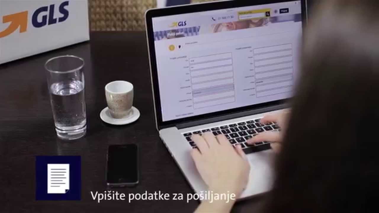 Pošiljanje paketa na GLS Paketomatu preko www.posljipaket.si