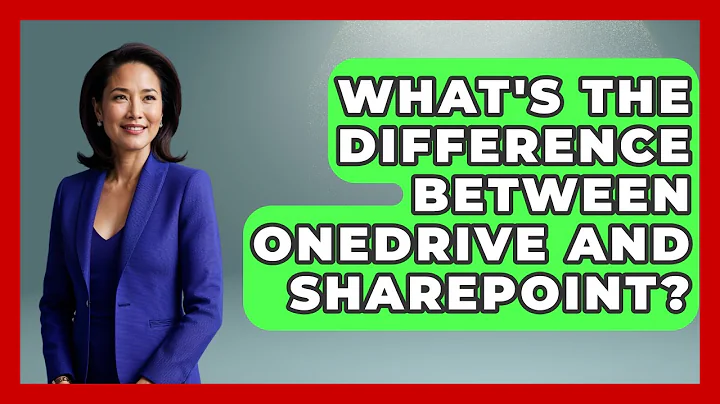 What's The Difference Between OneDrive And SharePoint? - Emerging Tech Insider