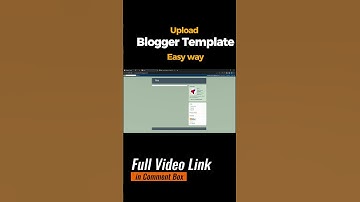 How to Customize Blogger Template 2023 🤑 - completely Step by Step by guide CreativeBari* #shorts