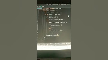 Triangle pattern in java.
