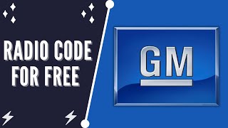 Unlock  GM Radio Code for Free | Unlock a GM Theftlock Radio (General Motors)