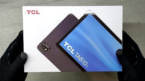 TCL TAB 10s unboxing