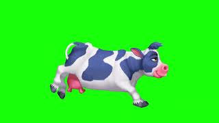 GREEN SCREEN ANIMATED COW !!!!! #greenscreen @VfxKarki_ @vfxhd @vfxnaveed @GSA @GreenScreenBrasil