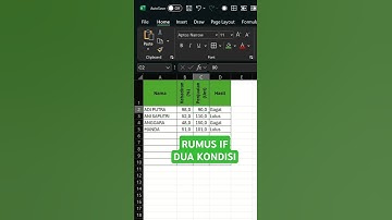 Rumus if excel kombinasi