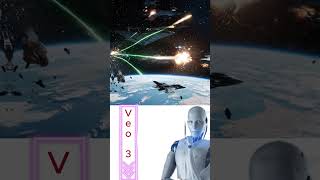 🎬 The First Intergalactic War – Humanity’s Last Stand 🚀🔥#short #AlienInvasion #SciFi #MilkyAIWorld