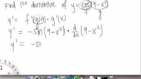 Chain Rule | Example 2 | Single Variable Calculus for Sci & Eng | Griti