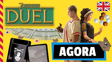 7 WONDERS DUEL AGORA Board Game - Review / Tutorial / How to Play (English)