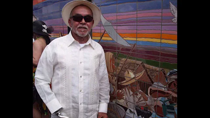 Jesse Trevino mural of the Jose Antonio Navarro ho...