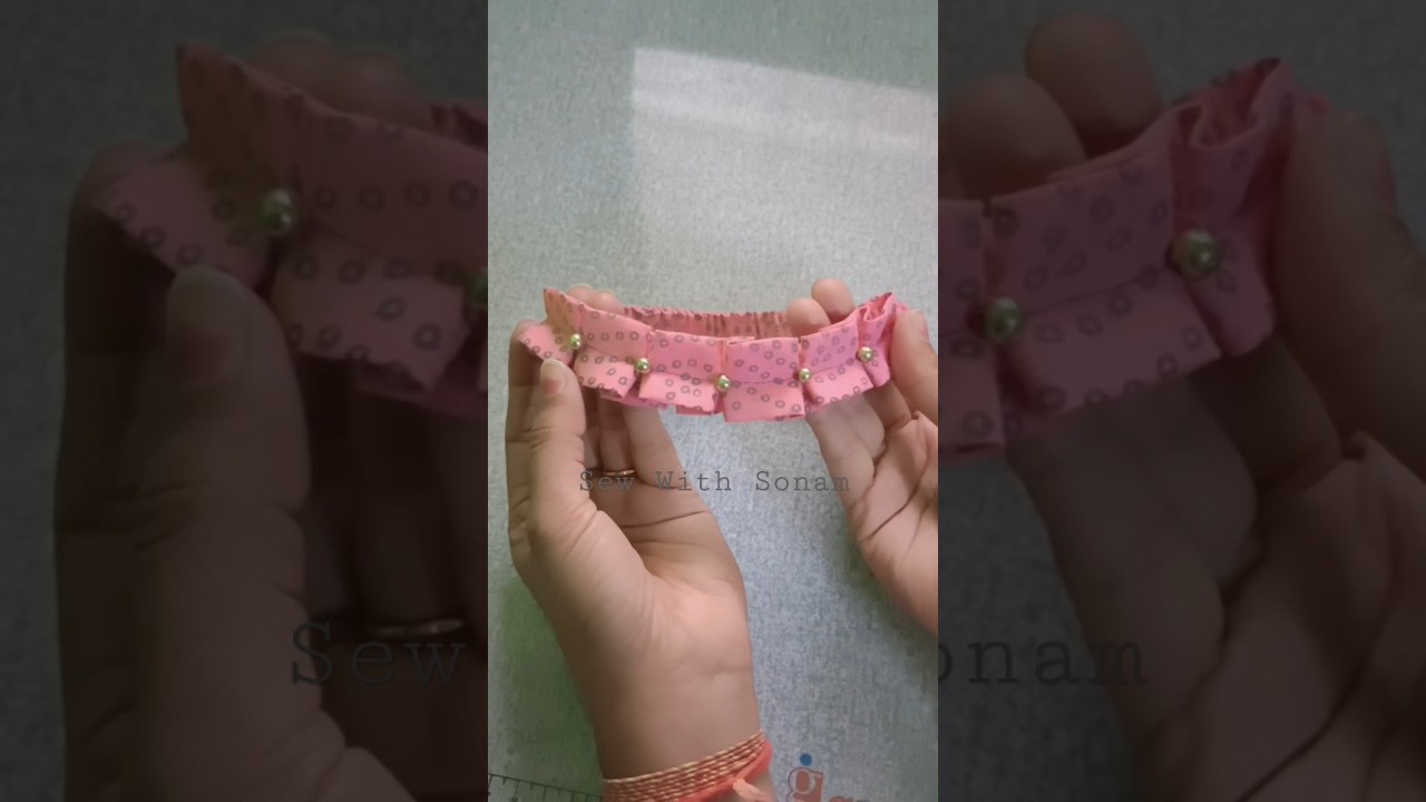 Headband tutorial | Hairband banane ka tarika | Hair band making at home #shorts