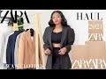 HUGE ZARA HAUL 2021 Try-On  | Blazer & Coat Collection | Expensive Pieces | CAPSULE WARDROBE | Uwa